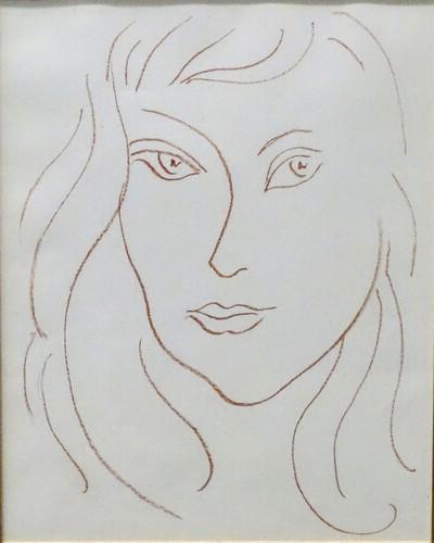 This lithograph by Henri Matisse will be on display in the 大画廊 exhibit, Nebraska Wesleyan University Collection Exhibition. 